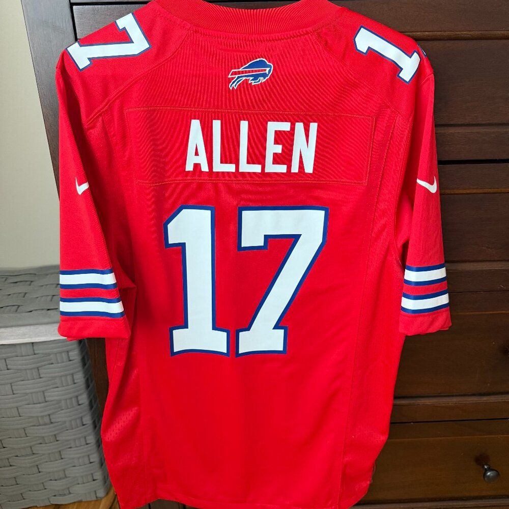 Buffalo Bills Josh Allen Nike Red Alternate Game Jersey